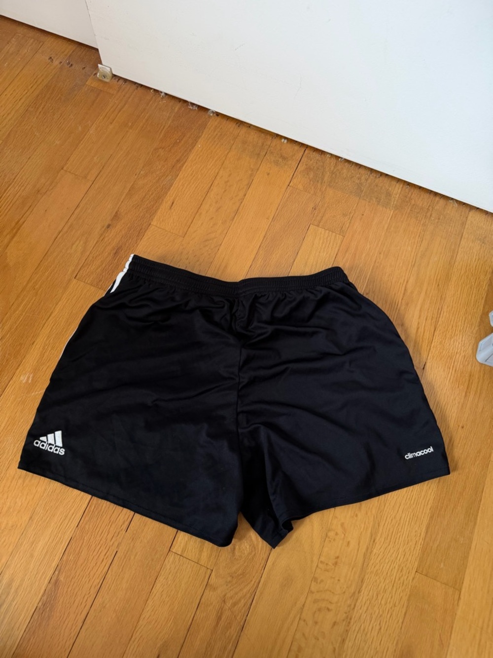 adidas Black Performance Drawstring Shorts